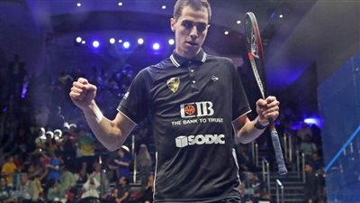 تأهل علي فرج لنهائي بطولة الجونة الدولية المفتوحة للإسكواش