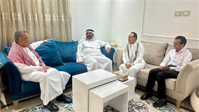 رئيس مجلس الشورى اليمني يلتقي رئيس البرلمان العربي بالقاهرة