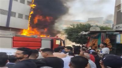 السيطرة على حريق شب فى السجل المدني بشبرا الخيمة بالقليوبية
