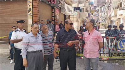 إزالة ببرج سكني مخالف بمدينة دسوق في كفر الشيخ