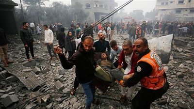 شهيد بقصف للاحتلال شمال النصيرات وانتشال جثامين 13 شهيدا في خان يونس