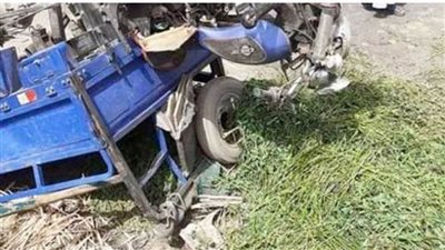 إصابة 3 أطفال في انقلاب تروسيكل بأسيوط