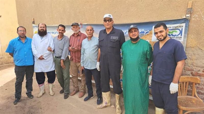 جانب من القافلة البيطرية