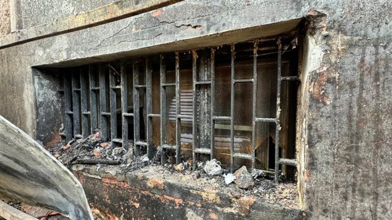 حريق سجل مدنى شبرا