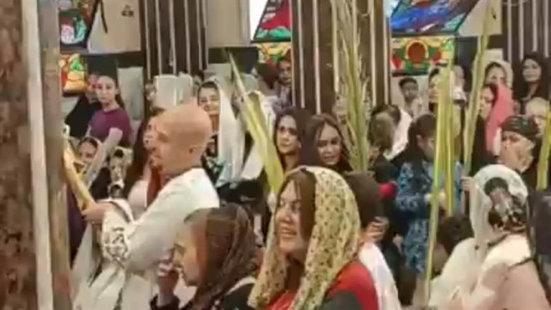 من داخل كنيسة العذراء