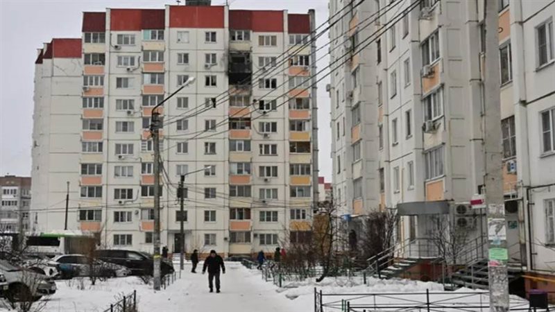 منزل متضرر جراء سقوط