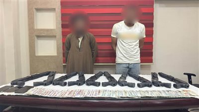 سقوط تاجري أسلحة نارية في الفيوم 