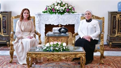 السيدة انتصار السيسي ترحب بزيارة قرينة رئيس مجلس رئاسة البوسنة والهرسك إلى مصر