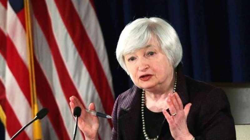 وزيرة الخزانة الأمريكية