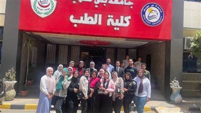 زيارة لطلاب برنامج علم النفس الإكلينيكي بني سويف الأهلية للمستشفى الجامعي 