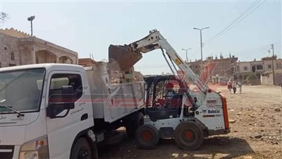رفع 90 طن قمامة ومخلفات بمدينة دسوق في كفر الشيخ