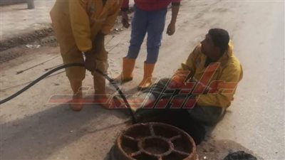 كفر الشيخ حملات لتطهير شبكات الصرف الصحي ورفع الإشغالات
