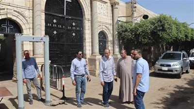 سكرتير عام مساعد بني سويف يتفقد استعدادات الكنائس لاستقبال احتفالات عيد القيامة