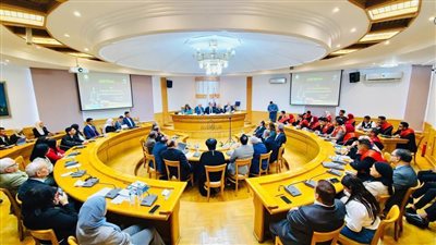 طلاب من أجل مصر بجامعة سوهاج يشاركون في منتدى الثقافة القانونية بالمجلس الأعلي