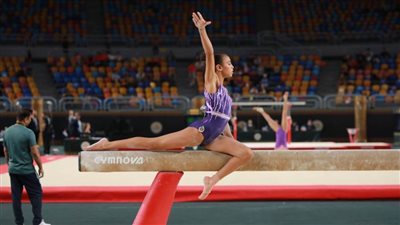 ذهبية وفضية لناشئات منتخب مصر للجمباز الفني فى بطولة إفريقيا بالمغرب 