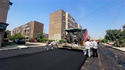 تطوير ورصف منطقة الخامسة والثالثة تمليك بحي ثالث الإسماعيلية لأول مرة منذ إنشائها