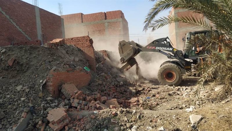 إزالة تعديات بالغربية