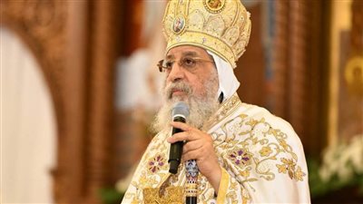 البابا تواضروس يصلي قداس عيد القيامة في الكاتدرائية بالعباسية