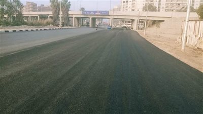 محافظ الغربية يتابع أعمال رصف طريق 