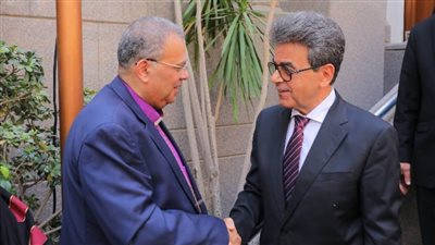 نقيب البيطريين في احتفال الطائفة الإنجيلية بعيد القيامة المجيد