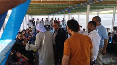 حملات تفتيشية على المعديات النيلية بالمنيا للتأكد من الالتزام بالحمولة المقررة