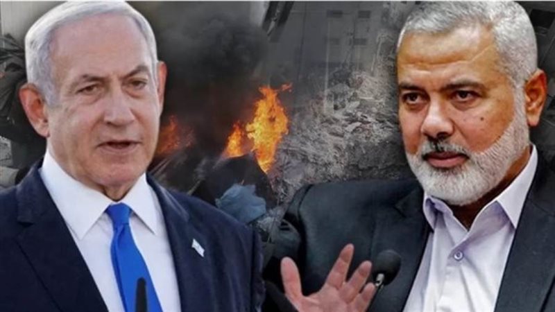 اسماعيل هنيه ونتنياهو