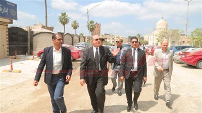 نورالدين يتفقد تطوير شارع صلاح سالم وسط عاصمة كفر الشيخ