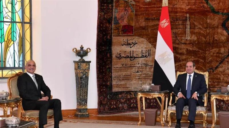 الرئيس السيسي يستقبل