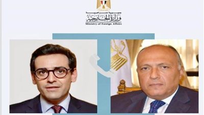 شكري ووزير خارجية فرنسا يؤكدان ضرورة تحقيق وقف إطلاق النار في غزة