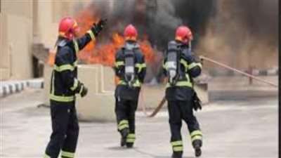 قوات الحماية المدنية تسيطر على حريق بمخزن أدوية شرق الإسكندرية