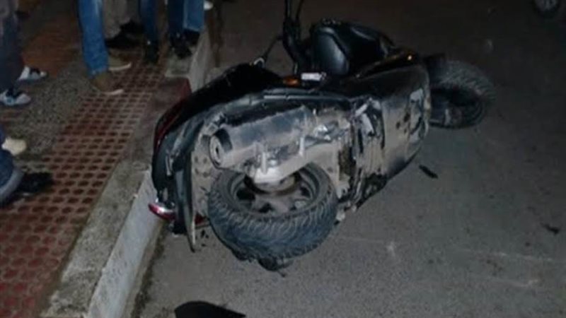 حادث دراجة نارية