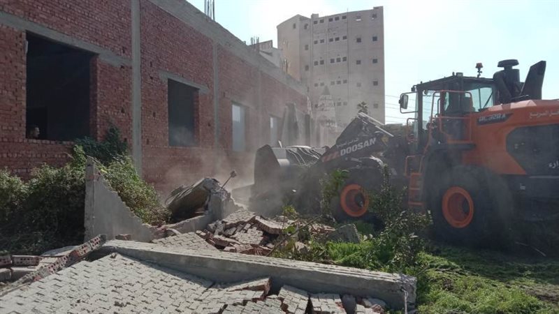 إزالة تعديات بالغربية