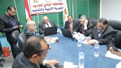 غرفة العمليات بتعليم الوادي الجديد في متابعة ميدانية لامتحانات النقل بالإدارات التعليمية الخمس