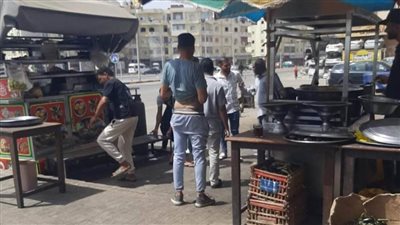 حملة مكبرة لرفع الإشغالات بحى شمال الغردقة.. صور