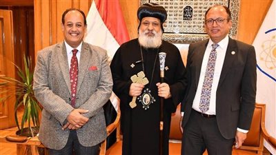 بحضور 1000 طالب.. جامعة حلوان تحتفل بزيارة العائلة المقدسة