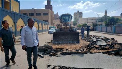 بشرى للأهالي.. بدء تأهيل ورصف طريق المدارس في قطور بالغربية