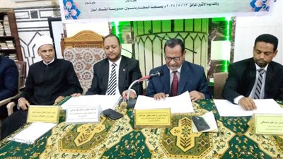 الأوقاف تنظم رابع المجالس الحديثية لشرح كتاب الأربعين النووية بأسوان 