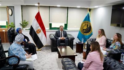 رئيس الاعتماد والرقابة الصحية يبحث التعاون المشترك مع وفد الوكالة الأمريكية للتنمية