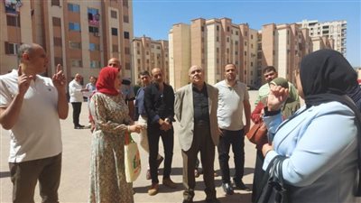 «شعلة» يتفقد أعمال ورفع كفاءة المدينة الجامعية للطلاب بمدخل حوش عيسى