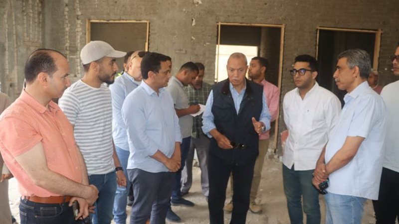 المحافظ يتفقد الاعمال