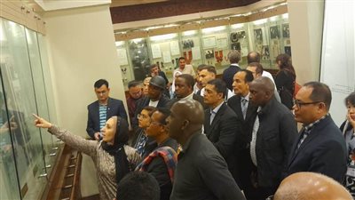 وفد اليونسكو يزور معهد الموسيقى العربية ويتفقد مقتنيات الموسيقار محمد عبدالوهاب