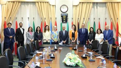 رئيس الأكاديمية العربية يلتقي وفد المؤسسة الملكية للمعماريين البريطانيين RIBA 