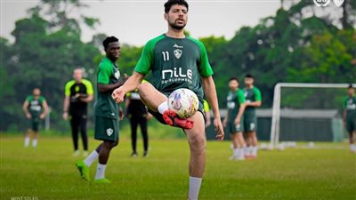 مصطفى شلبي يشارك في تدريبات الزمالك 