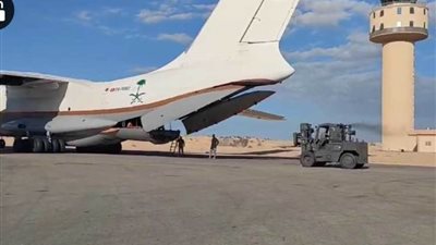 مطار العريش الدولي يستقبل طائرة سعودية لصالح قطاع غزة
