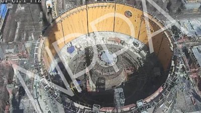 الانتهاء من المستوى الأول بوعاء الاحتواء الداخلي لمبنى المفاعل بالوحدة النووية بالضبعة