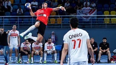 الأهلي يفوز على الزمالك في أولى مباريات نهائي دوري اليد