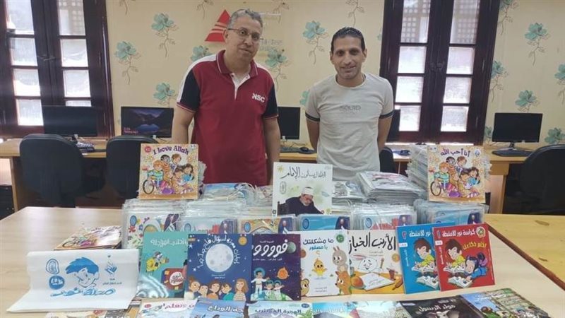 1000 كتاب ومجلة تبرع