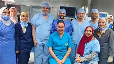 مستشفى جامعة طنطا تنجح في استئصال سرطان برأس البنكرياس بالمنظار