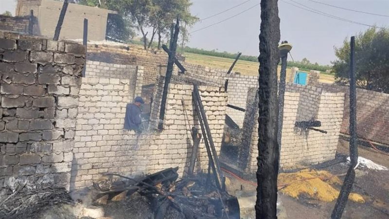 اندلاع حريق في 4