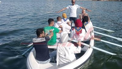 جوالة جامعة كفر الشيخ تنظم يومًا تدريبيًا كشفيًا بحريًا 
